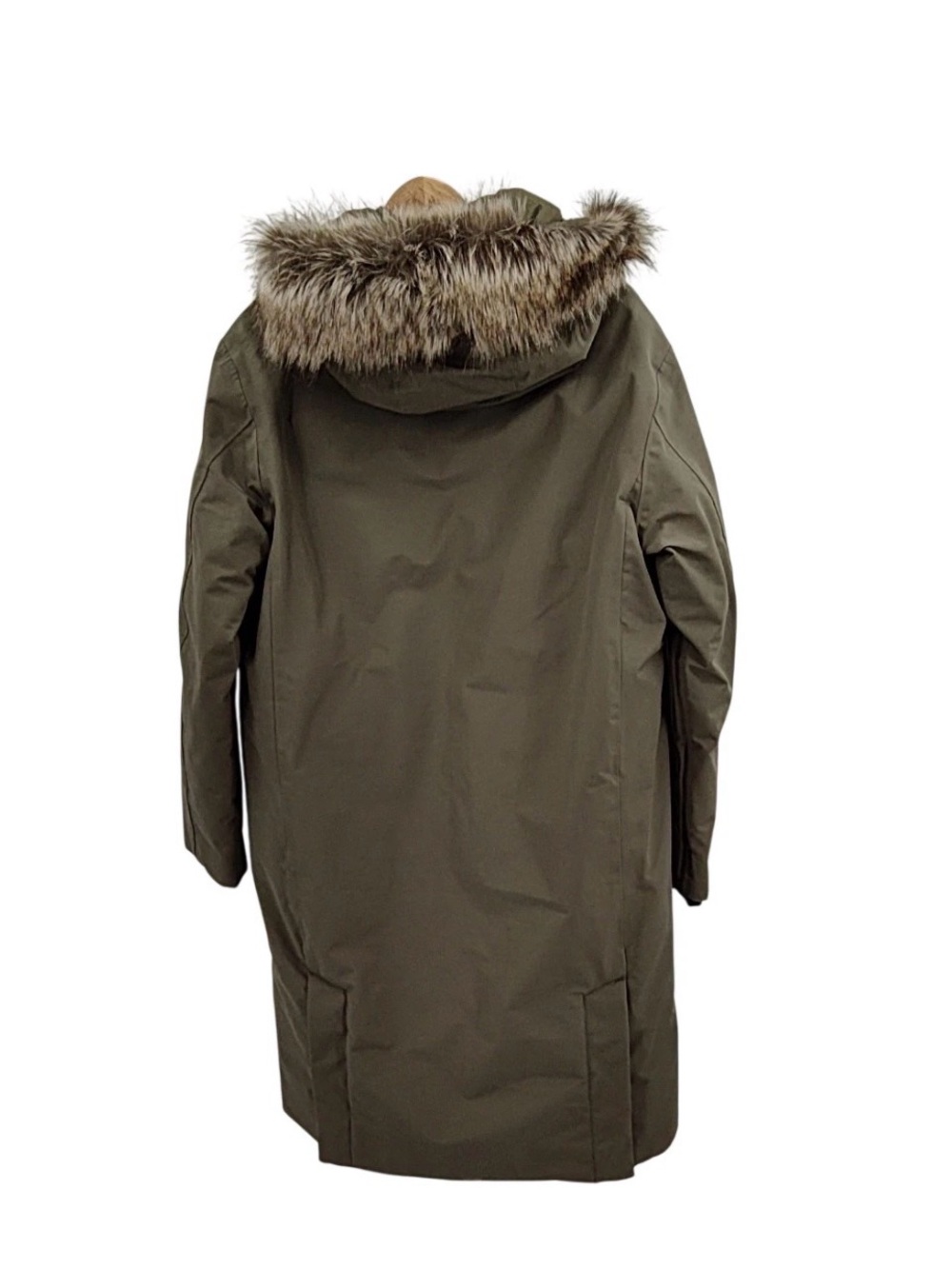 Quince NWOT Women’s Responsible Down Hooded Long Parka Faded Cargo medium Y878 - Picture 15 of 15